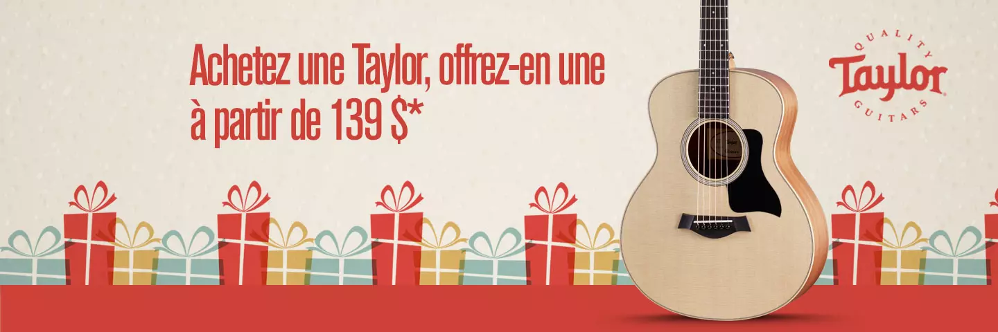 Promotion Taylor  Achetez-en une, offrez-en une en cadeau 